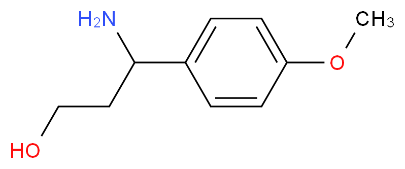 3-amino-3-(4-methoxyphenyl)propan-1-ol_分子结构_CAS_)