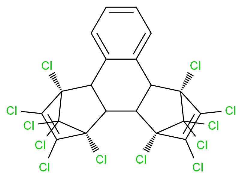 萘-双(六氯环戊二烯)加合物_分子结构_CAS_5696-92-4)