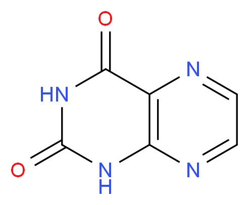 1,2,3,4-tetrahydropteridine-2,4-dione_分子结构_CAS_487-21-8