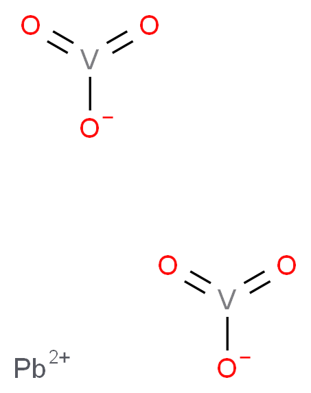 偏钒酸铅(II)_分子结构_CAS_10099-79-3)