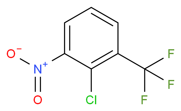 2-Chloro-3-nitrobenzotrifluoride_分子结构_CAS_39974-35-1)