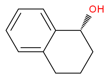 (1R)-1,2,3,4-tetrahydronaphthalen-1-ol_分子结构_CAS_23357-45-1