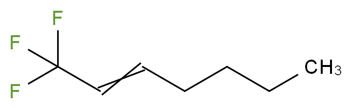 1,1,1-Trifluorohept-2-ene_分子结构_CAS_66716-12-9)