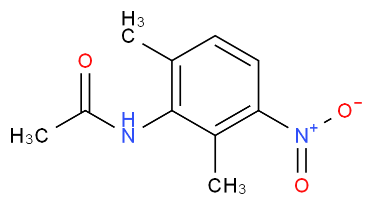 N-Acetyl-3-nitro-2,6-dimethylaniline_分子结构_CAS_5416-12-6)