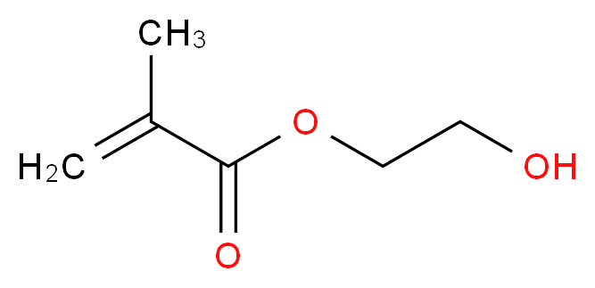 2-羟基乙基甲基丙烯酸酯_分子结构_CAS_868-77-9)