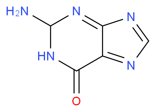 2-Amino-1H-purin-6(7H)-one_分子结构_CAS_73-40-5)