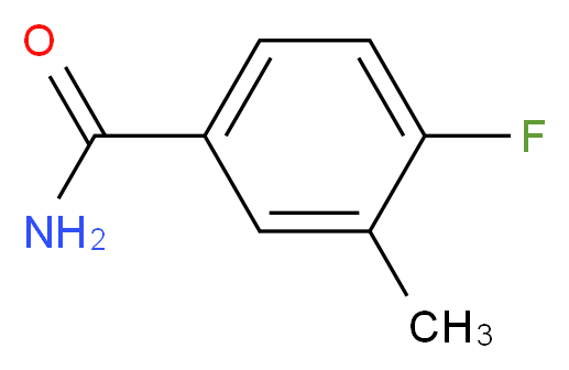 4-Fluoro-3-methylbenzamide_分子结构_CAS_261945-92-0)