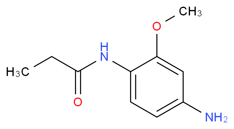 N-(4-Amino-2-methoxyphenyl)propanamide_分子结构_CAS_)