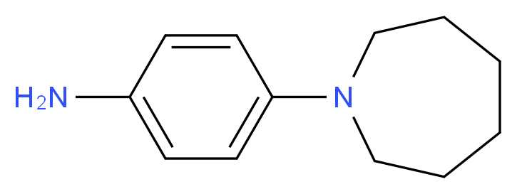 4-(1-Azepanyl)aniline_分子结构_CAS_57356-18-0)