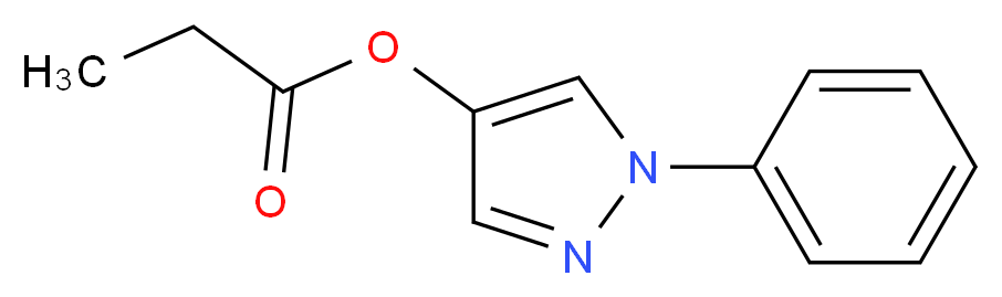 1-苯基-1H-吡唑-4-羧酸乙酯_分子结构_CAS_885-94-9)