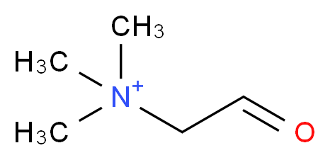 trimethyl(2-oxoethyl)azanium_分子结构_CAS_7418-61-3
