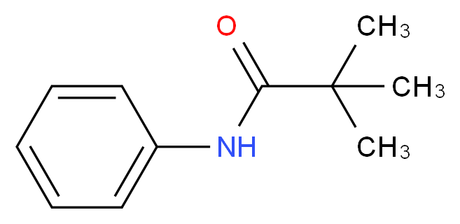 2,2-dimethyl-N-phenylpropanamide_分子结构_CAS_6625-74-7