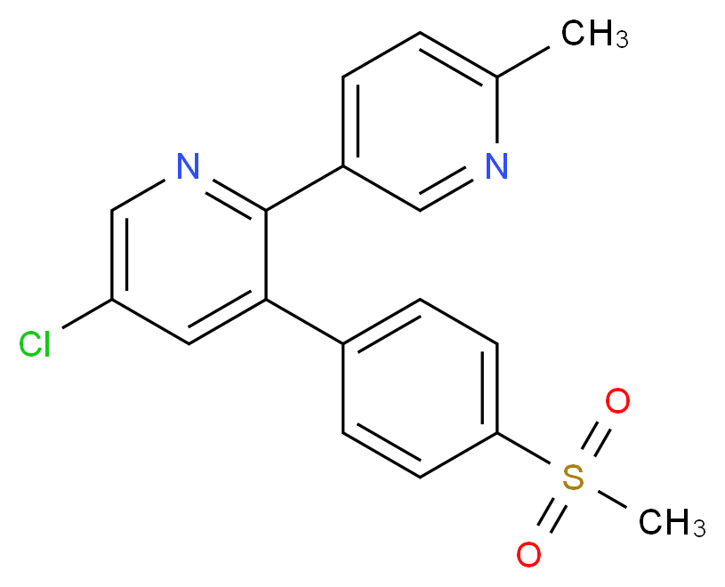 Etoricoxib_分子结构_CAS_202409-33-4)