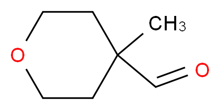 4-methyloxane-4-carbaldehyde_分子结构_CAS_65626-22-4