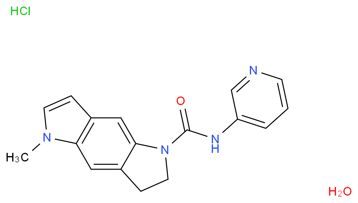 SB-206553 hydrochloride hydrate_分子结构_CAS_158942-04-2(freebase))