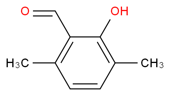 2-Hydroxy-3,6-dimethylbenzaldehyde_分子结构_CAS_1666-04-2)