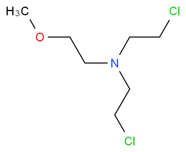 BIS-(2-CHLORO-ETHYL)-(2-METHOXY-ETHYL)-AMINE_分子结构_CAS_26112-92-5)