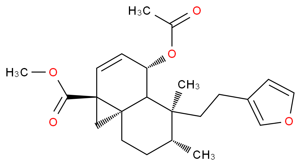 Methyl dodonate A acetate_分子结构_CAS_349487-98-5)