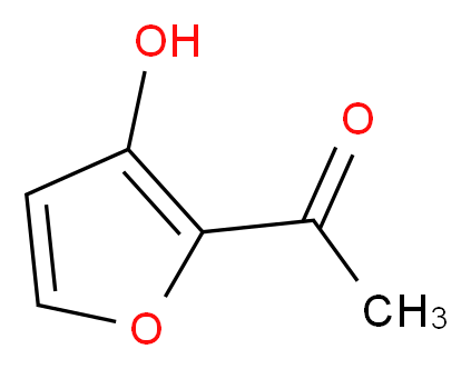 1-(3-hydroxyfuran-2-yl)ethan-1-one_分子结构_CAS_3420-59-5