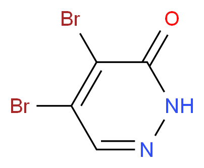 4,5-dibromopyridazin-3(2H)-one_分子结构_CAS_5788-58-9)