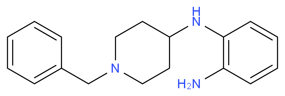 1-N-(1-benzylpiperidin-4-yl)benzene-1,2-diamine_分子结构_CAS_57718-47-5