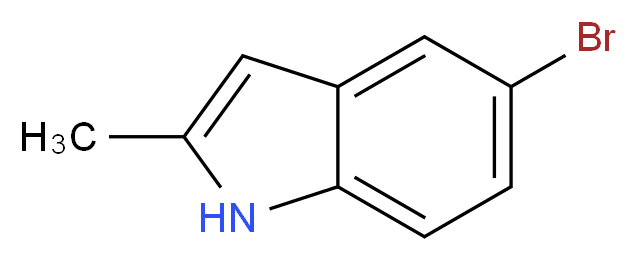 5-Bromo-2-methyl-1H-indole_分子结构_CAS_1075-34-9)