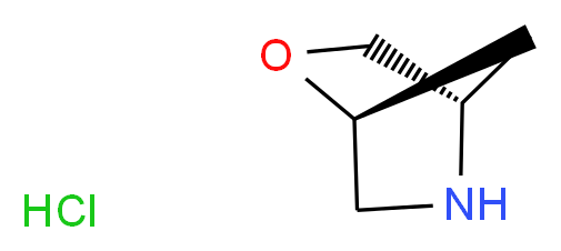 (1S,4S)-2-oxa-5-azabicyclo[2.2.1]heptane hydrochloride_分子结构_CAS_31560-06-2