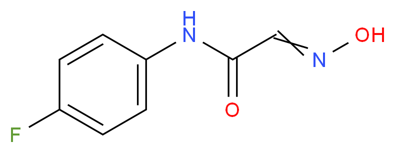 N-(4-fluorophenyl)-2-(hydroxyimino)acetamide_分子结构_CAS_351-09-7)