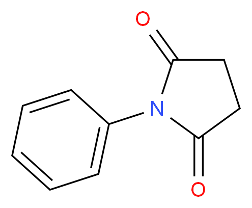 1-phenylpyrrolidine-2,5-dione_分子结构_CAS_83-25-0
