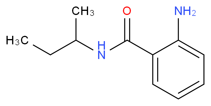 2-amino-N-(butan-2-yl)benzamide_分子结构_CAS_30391-87-8