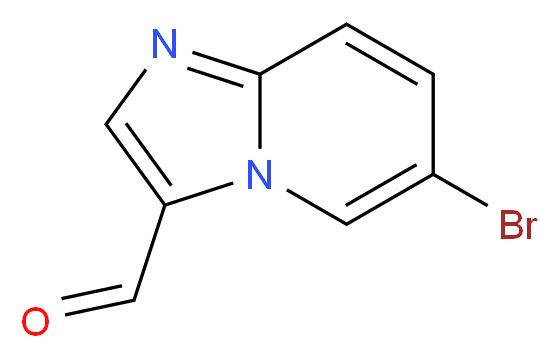 6-bromoimidazo[1,2-a]pyridine-3-carbaldehyde_分子结构_CAS_30384-96-4