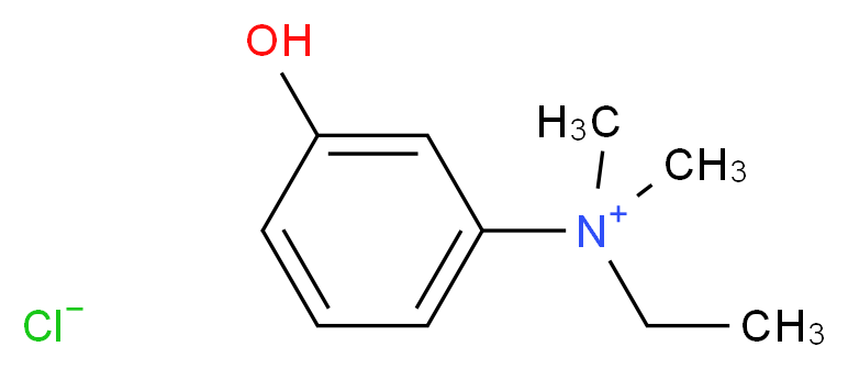 N-Ethyl-3-hydroxy-N,N-dimethylbenzenaminium chloride_分子结构_CAS_116-38-1)