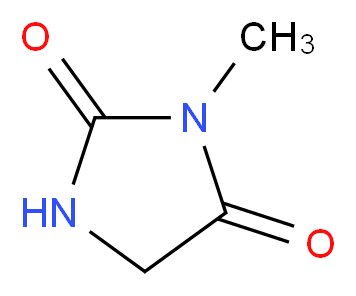 3-methylimidazolidine-2,4-dione_分子结构_CAS_)