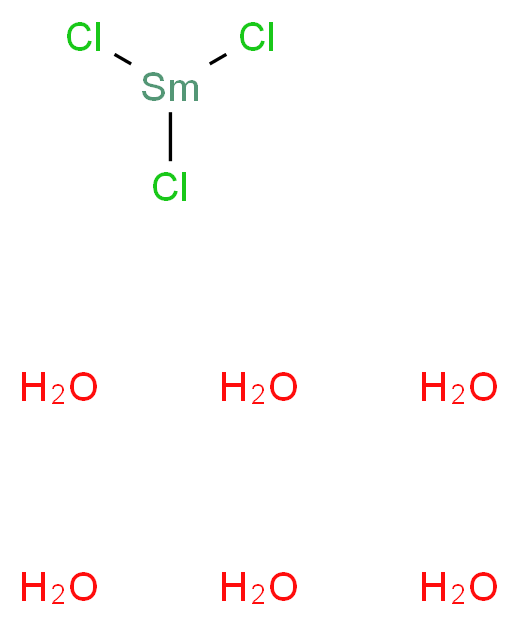 氯化钐(III) 六水合物_分子结构_CAS_13465-55-9)