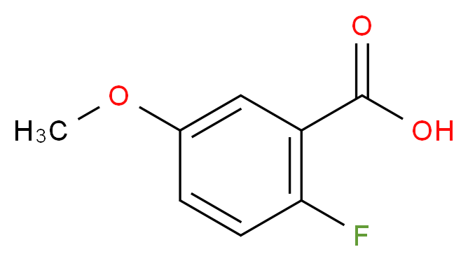 2-fluoro-5-methoxybenzoic acid_分子结构_CAS_367-83-9