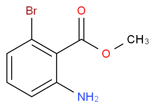 methyl 2-amino-6-bromobenzoate_分子结构_CAS_135484-78-5