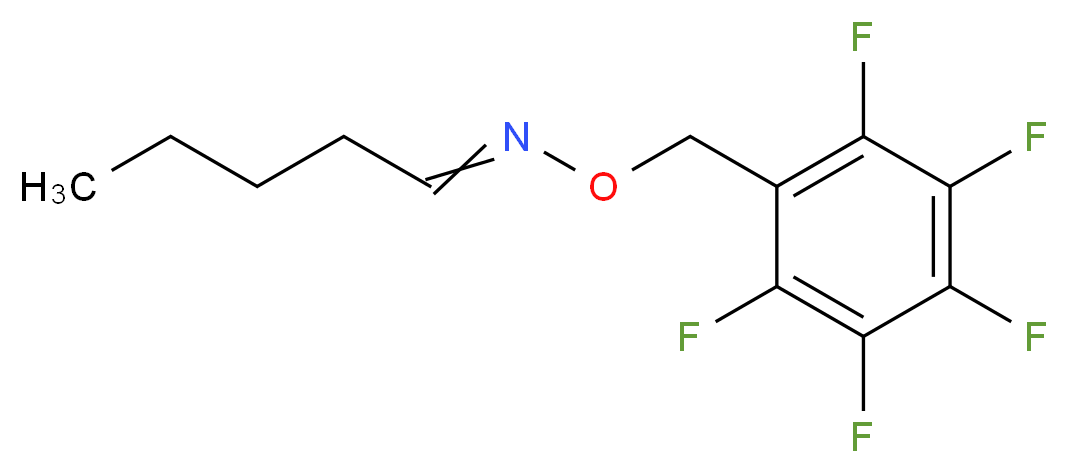 戊醛-O-五氟苯基甲肟_分子结构_CAS_932710-56-0)