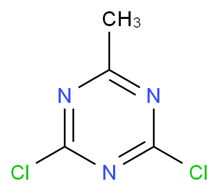 2,4-Dichloro-6-methyl-1,3,5-triazine_分子结构_CAS_)