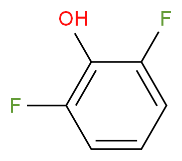 2,6-difluorophenol_分子结构_CAS_28177-48-2