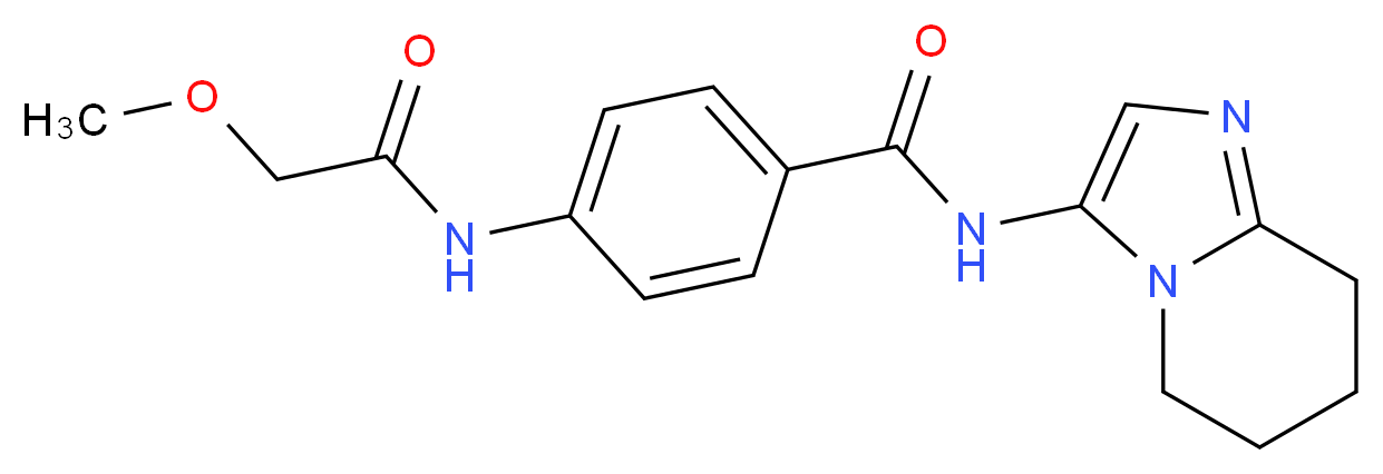 4-[(methoxyacetyl)amino]-N-(5,6,7,8-tetrahydroimidazo[1,2-a]pyridin-3-yl)benzamide_分子结构_CAS_)