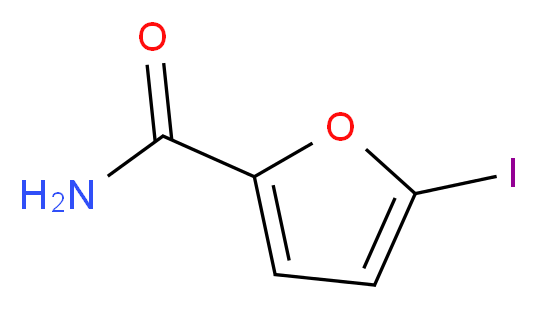 5-iodofuran-2-carboxamide_分子结构_CAS_93104-84-8