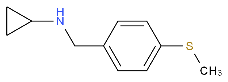 N-[4-(methylthio)benzyl]cyclopropanamine_分子结构_CAS_774556-71-7)