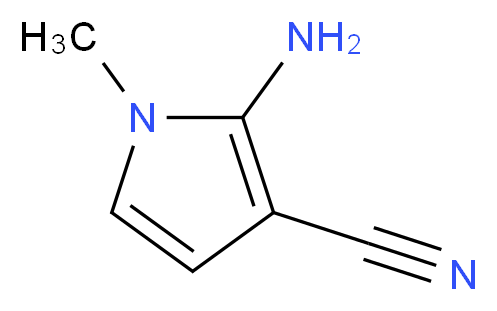 2-AMINO-1-METHYL-1H-PYRROLE-3-CARBONITRILE_分子结构_CAS_753478-48-7)