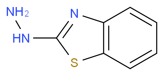 2-Hydrazino-1,3-benzothiazole 97%_分子结构_CAS_615-21-4)