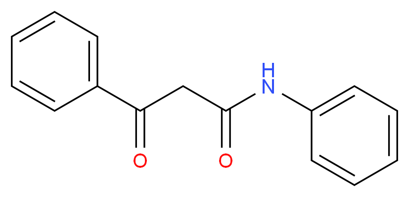 3-oxo-N,3-diphenylpropanamide_分子结构_CAS_959-66-0