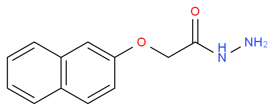 2-(naphthalen-2-yloxy)acetohydrazide_分子结构_CAS_36304-47-9