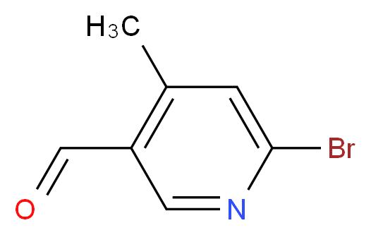 6-bromo-4-methylnicotinaldehyde_分子结构_CAS_926294-07-7)