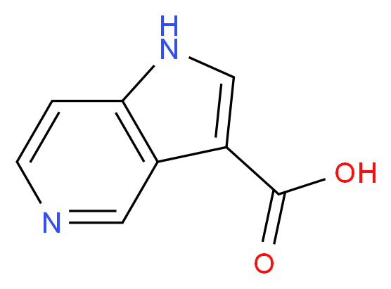 1H-Pyrrolo[3,2-c]pyridine-3-carboxylic acid_分子结构_CAS_119248-43-0)