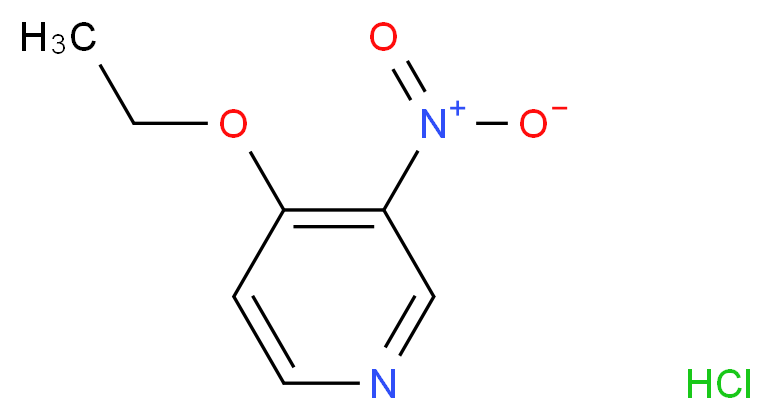 4-ethoxy-3-nitropyridine hydrochloride_分子结构_CAS_94602-04-7