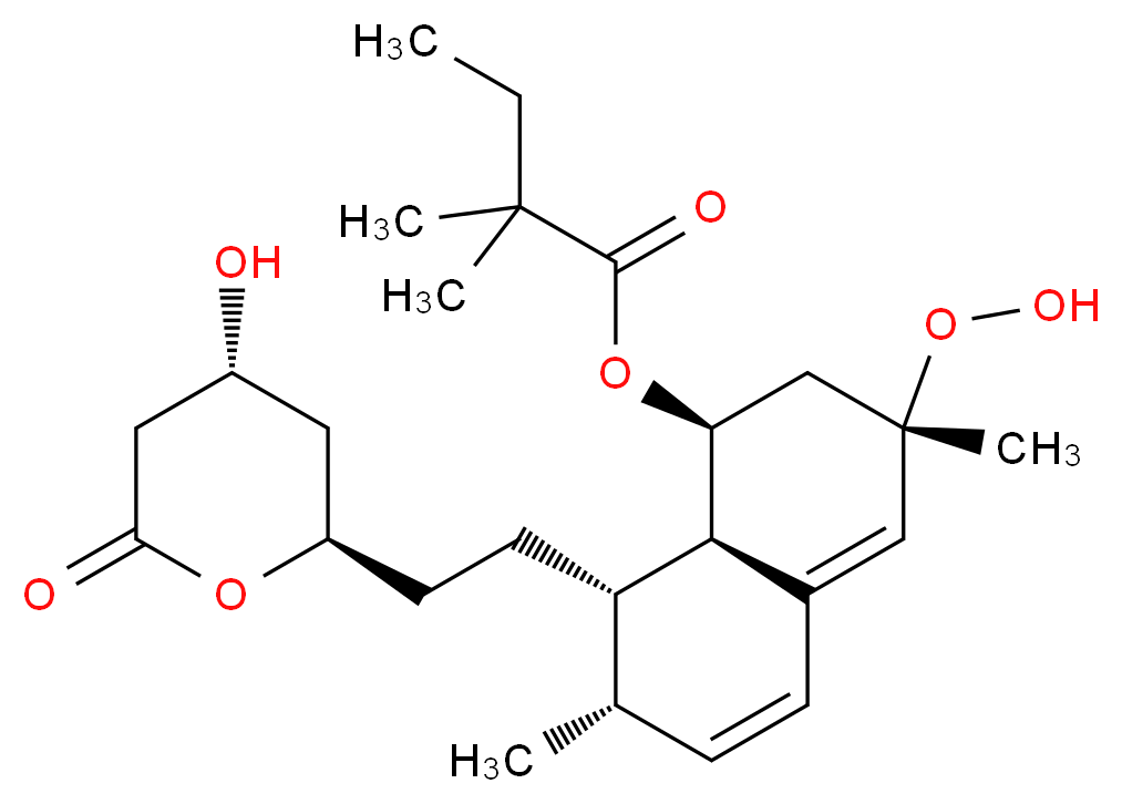 3(S)-Hydroperoxy Simvastatin_分子结构_CAS_1092716-44-3)